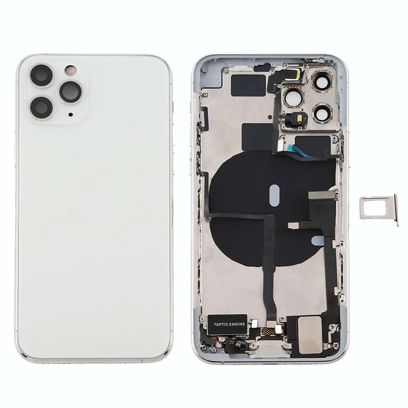 Battery Back Cover Assembly (with Side Keys & Power Button + Volume Button Flex Cable & Wireless ...
