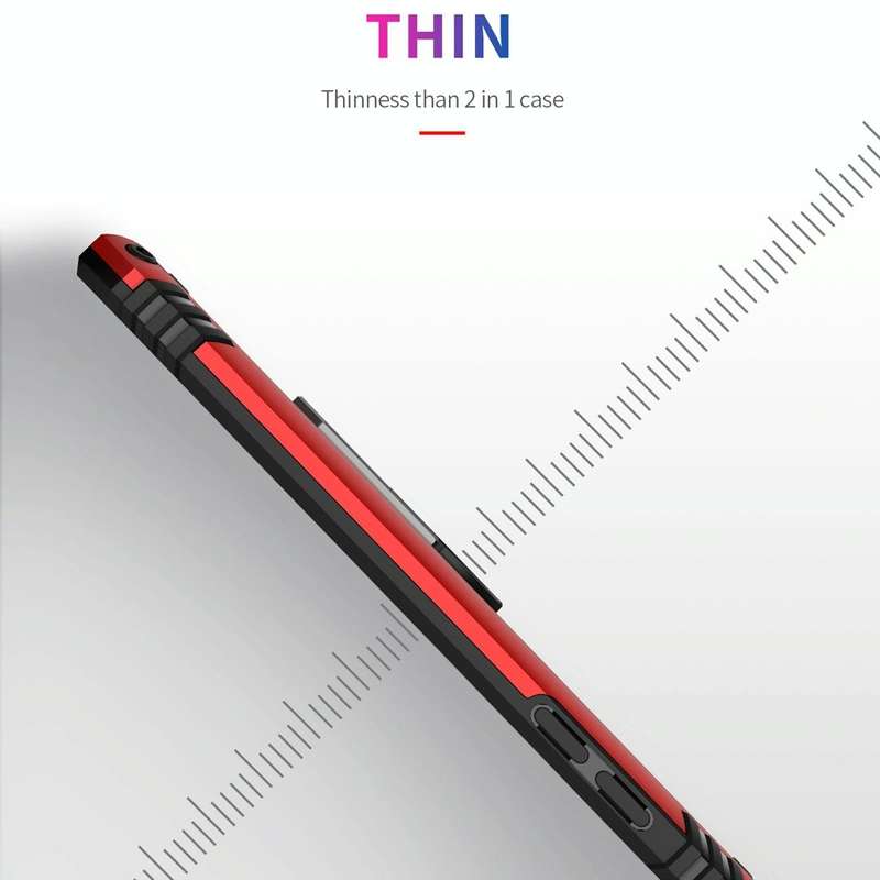 Armor Shockproof TPU + PC Protective Case for Galaxy A6 (2018), with 360 Degree Rotation Holder (...