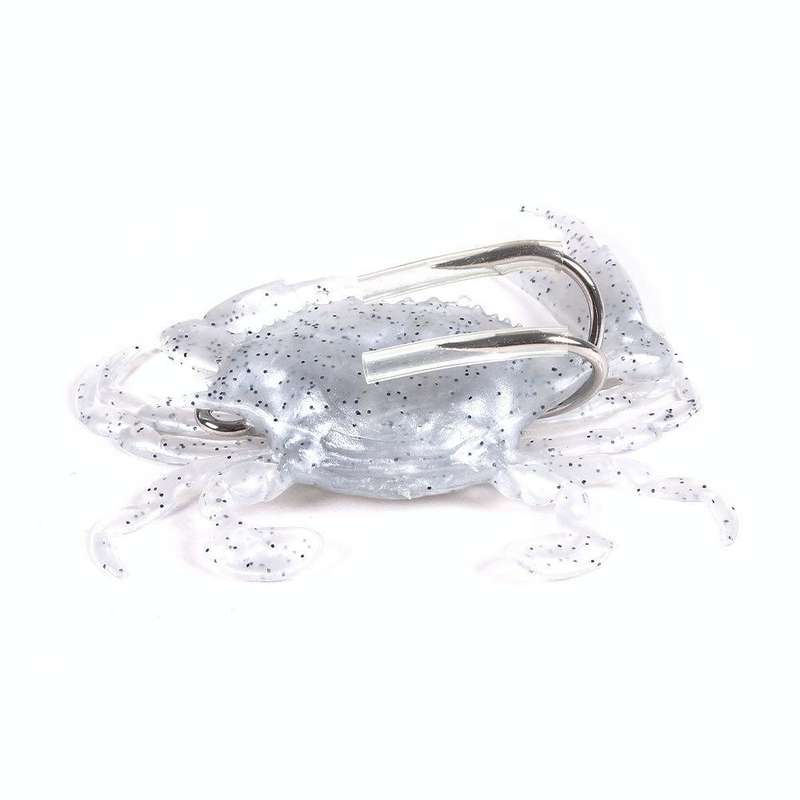 3 PCS HENGJIA SO068 Submerged Crab Hook Anti-hanging Bottom Ice Fishing Bait, Color: 8cm 19g 2