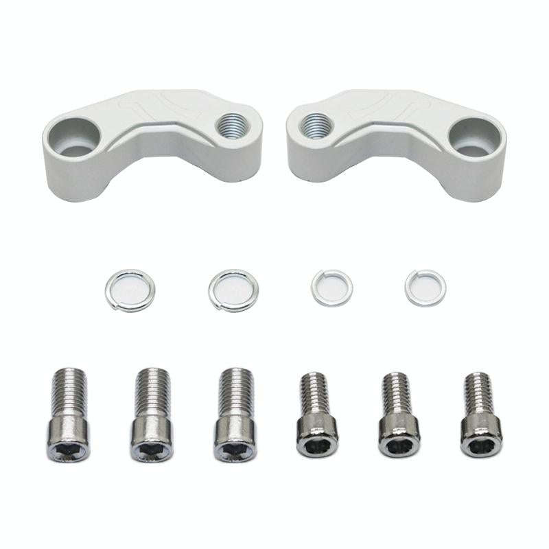 SF-YSZ-2 Mirror Code Motorcycle Modification Aluminum Alloy CNC Rearview Extension Bracket Set (S...