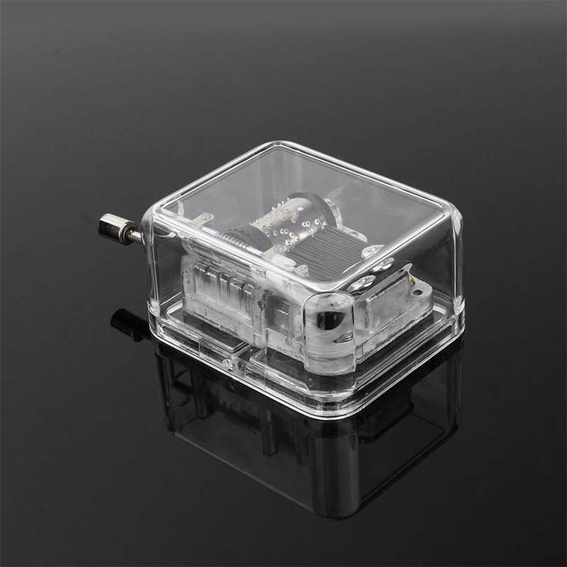 Music Box DIY Craft Vintage Musical Gold Hand Music Boxes(Castle in the Sky)