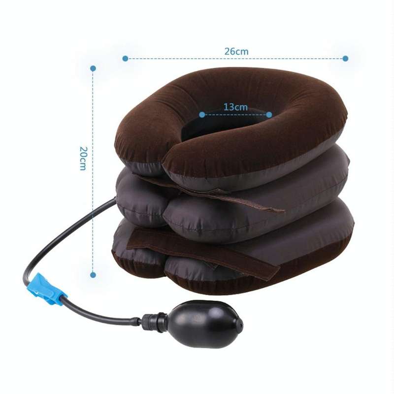 Inflatable Air Cervical Neck Traction Device Soft Head Back Shoulder Neck Ache Massager Headache ...