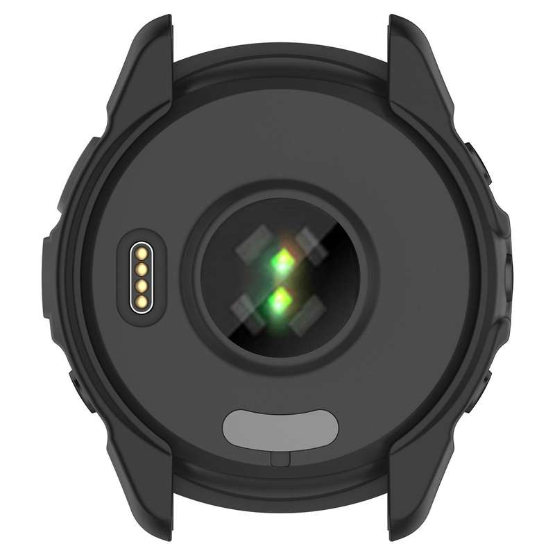 For Garmin Forerunner 265S Armor Hollow Watch Protective Case(Black)