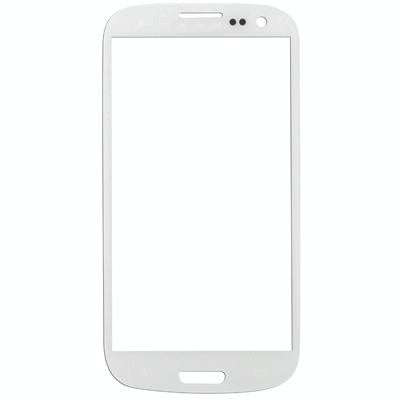For Samsung Galaxy SIII / i9300 10pcs Front Screen Outer Glass Lens (White)