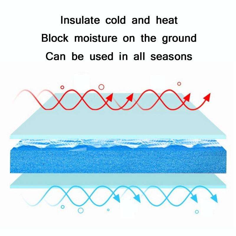 10 PCS Household Children Bedroom Stitching Leaf Pattern Thick Foam Crawling Mat, Size: 30x1.0cm(...
