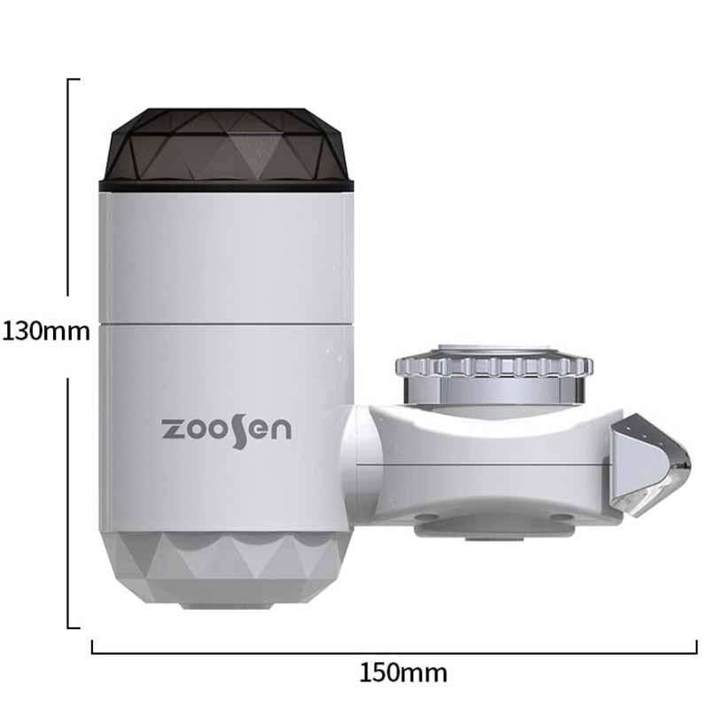 Zoosen Electric Hot Water Faucet Connection Type Instant Hot Water Faucet EU Plug, Style:With sho...