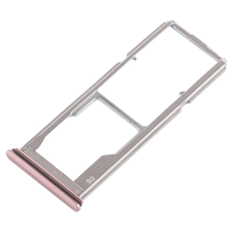 For Vivo Y69 2 x SIM Card Tray + Micro SD Card Tray (Rose Gold)