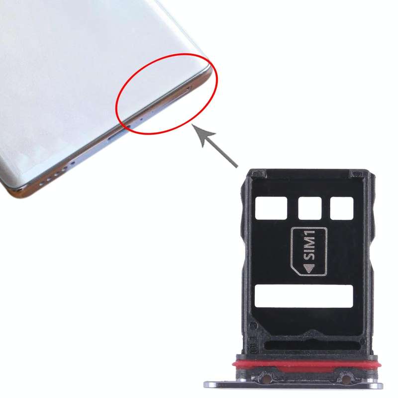 For Honor Magic4 Ultimate SIM + NM Card Tray (Black)
