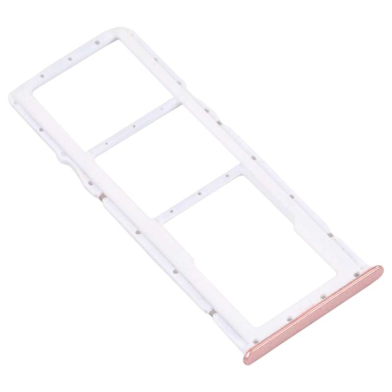 SIM Card Tray + SIM Card Tray + Micro SD Card Tray for Huawei Y9 (2018) (Pink)