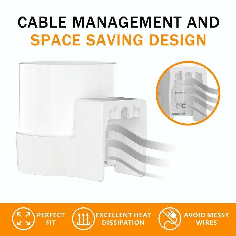 For TP Link Deco Mesh X20/X50/X55/X60/Wifi 6-Way Router Bracket(White)