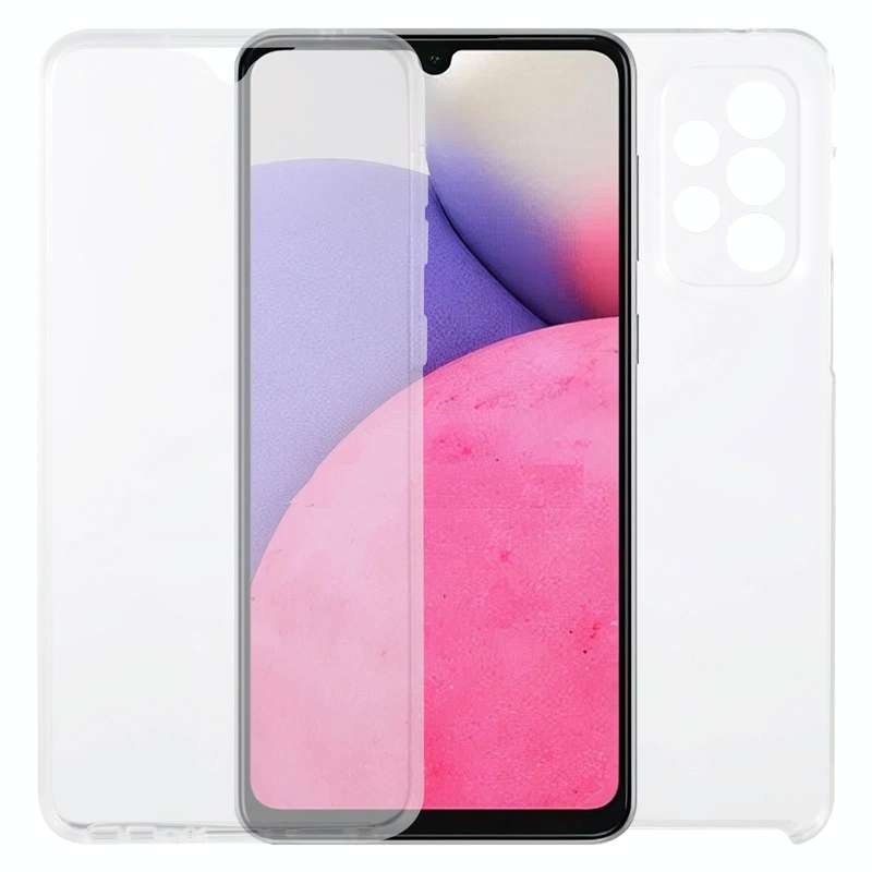 For Samsung Galaxy A33 5G PC+TPU Double-Sided All-Inclusive Transparent Phone Case