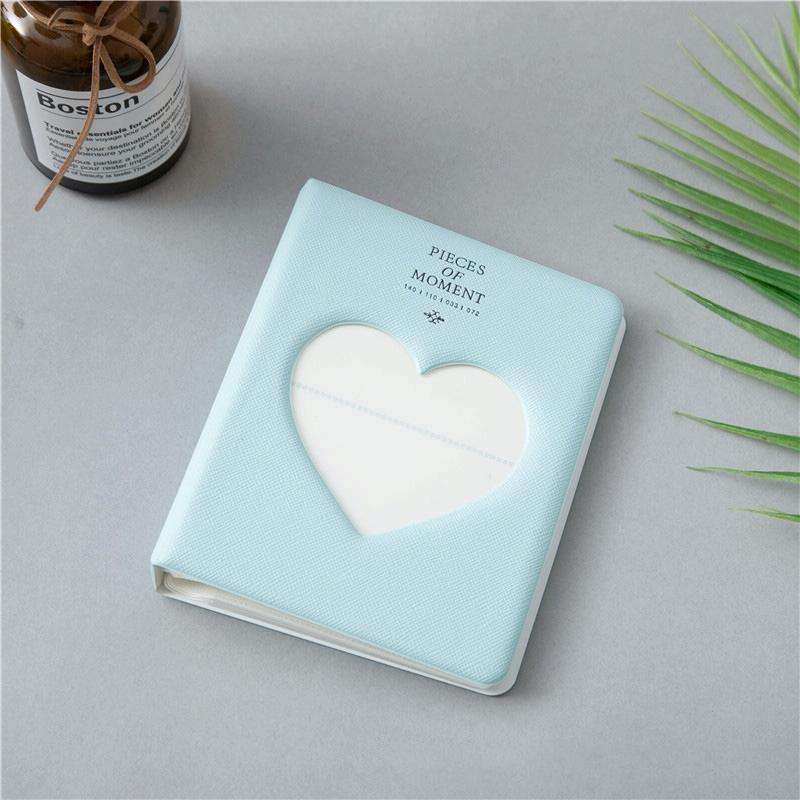 Hollow Heart 64 Pockets Photo Book Album Name Card Holder for Fujifilm Instax Mini 8 /7s /70 /25 ...