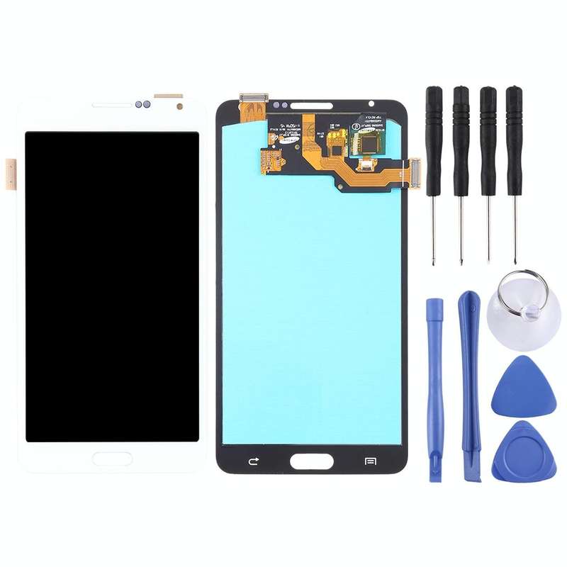 OLED LCD Screen for Galaxy Note 3, N9000 (3G), N9005 (3G/LTE) with Digitizer Full Assembly (White)