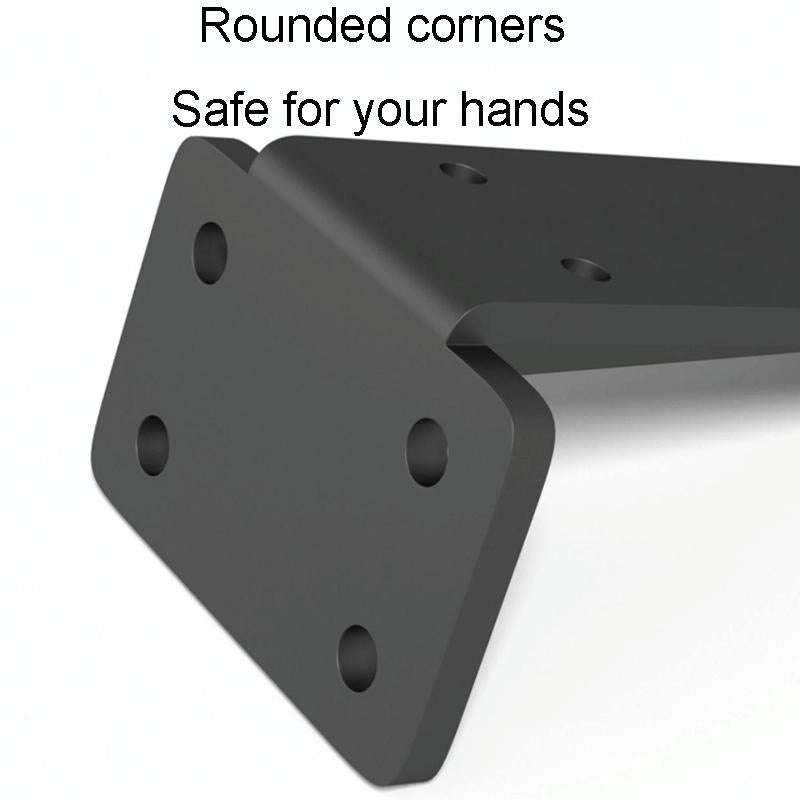 6 inch 5mm T Type Heavy Duty Bracket Concealed Load-Bearing Laminate Support Bracket