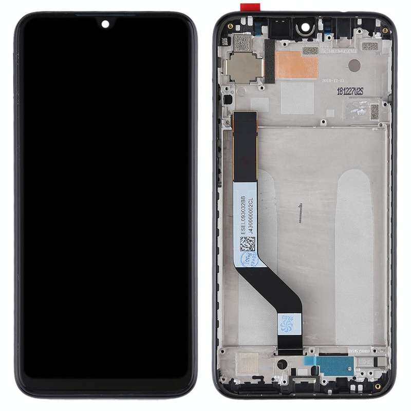 TFT LCD Screen for Xiaomi Redmi Note 7 / Redmi Note 7 Pro Digitizer Full Assembly with Frame(Black)