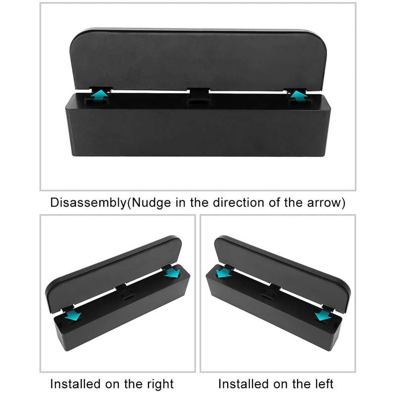 Universal Car Multi-functional Charger Console Side Pocket Seat Gap Side Storage Box, with 2 USB ...