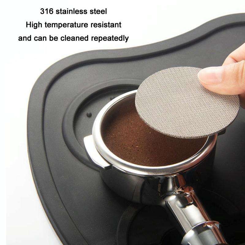 Stainless Steel Sintered Sheet Coffee Splash Filter, Size: 53mm x 1.7mm