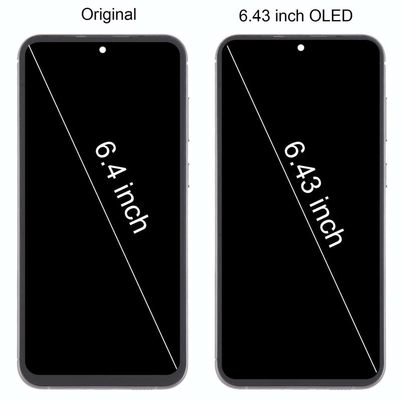 For Samsung Galaxy S23 FE SM-S711B 6.43 inch OLED LCD Screen Digitizer Full Assembly with Frame (...