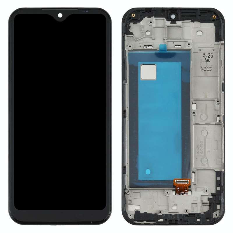 TFT LCD Screen for LG K31 LM-K300Q, LMK300 Digitizer Full Assembly with Frame(Black)