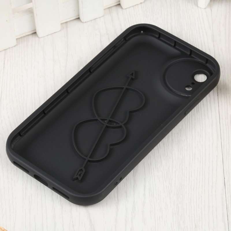 For iPhone XR Liquid Airbag Decompression Phone Case(Black)