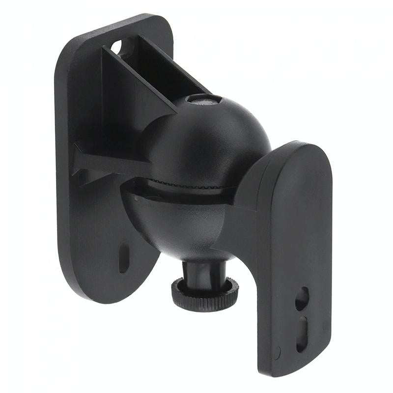 Pair Black Surround Sound Speaker Wall Mount Brackets 45 Degree Rotatable Design TV Wall Mount 8 ...