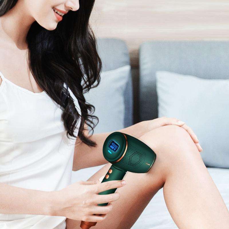 Aimanfun Home IPL Laser Photon Rejuvenation Hair Removal Instrument, Plug: EU Plug(Ivory)