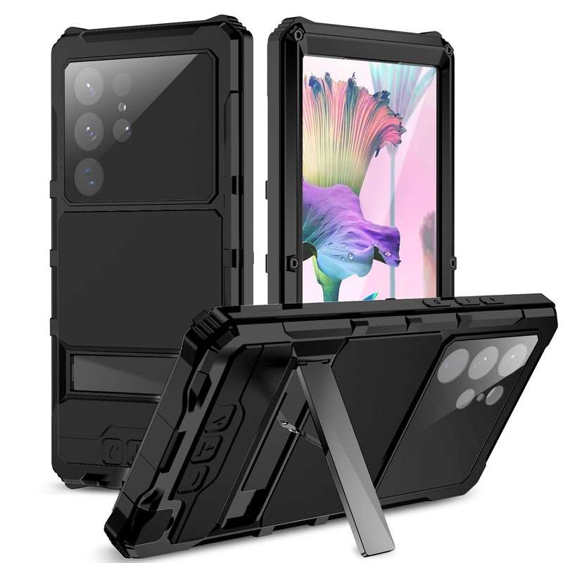 For Samsung Galaxy S23 Ultra 5G R-JUST RJ-56 3rd Gen Life Waterproof Dustproof Shockproof Phone C...