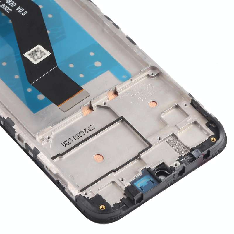 TFT LCD Screen for Motorola Moto E6S XT2053 XT2053-2 Digitizer Full Assembly with Frame (Black)