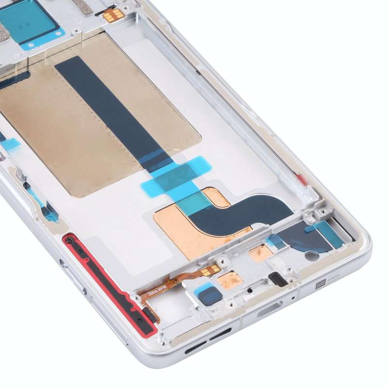 Front Housing LCD Frame Bezel Plate for Xiaomi Redmi K50 Gaming/Poco F4 GT(White)