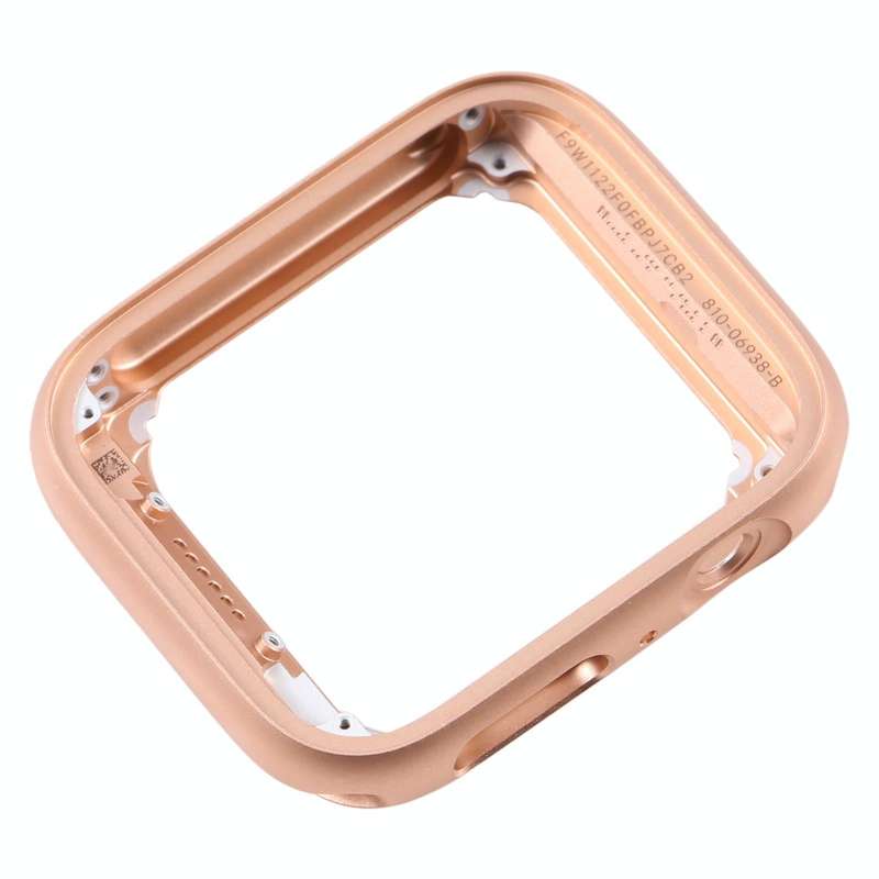 For Apple Watch Series SE 2022 40mm Stainless Steel Middle Frame Bezel Plate (Rose Gold)