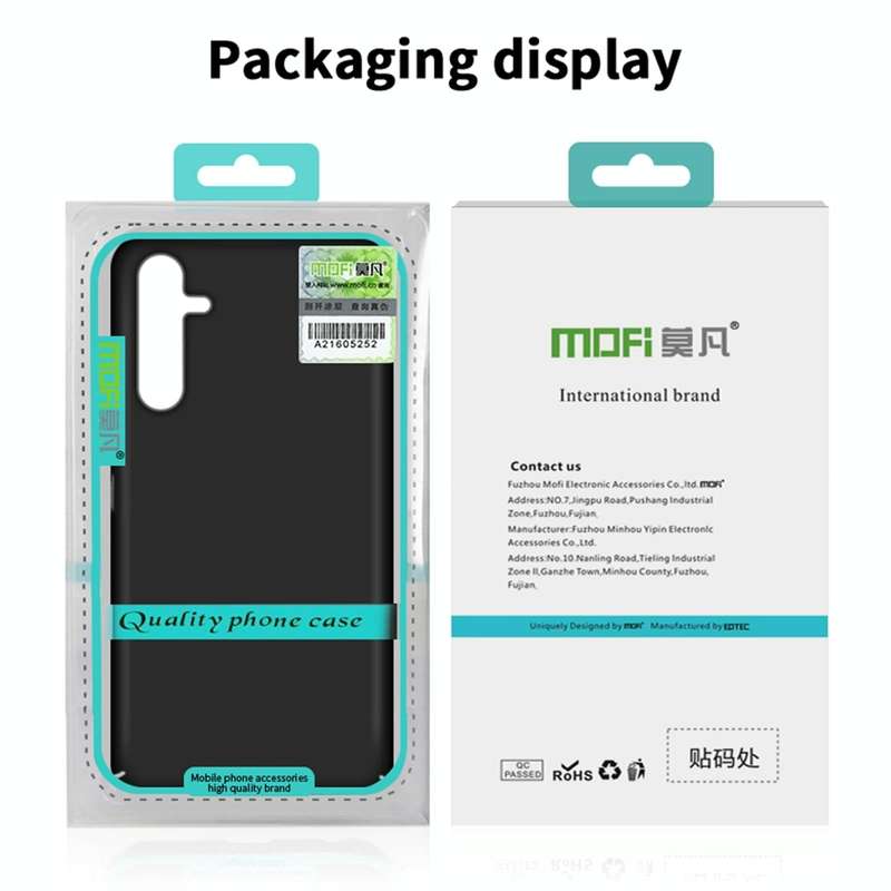 For Samsung Galaxy A54 5G MOFI Frosted PC Ultra-thin Hard Phone Case(Black)