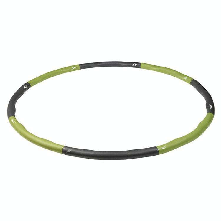 1.2kg 8-Section Heavy Fitness Removable Sponge Foam Massage Fitness Circle for Adult(Green)