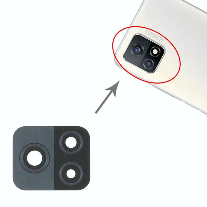 For Vivo iQOO U3 V2061A 10pcs Back Camera Lens