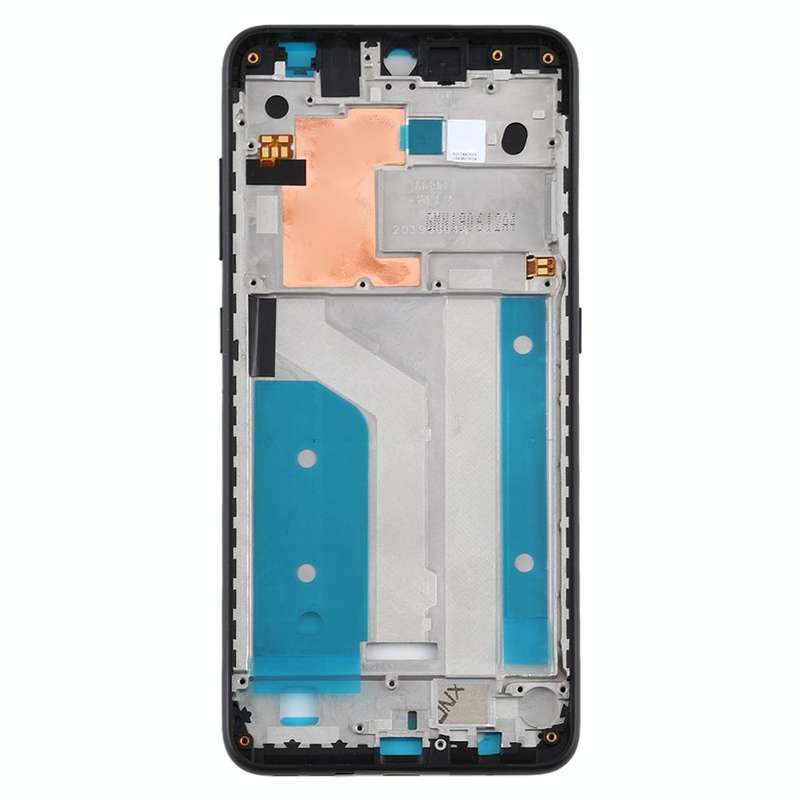 Middle Frame Bezel Plate for Nokia 7.2 / 6.2 / TA-1196 TA-1198 TA-1200 TA-1187 TA-1201 (Black)