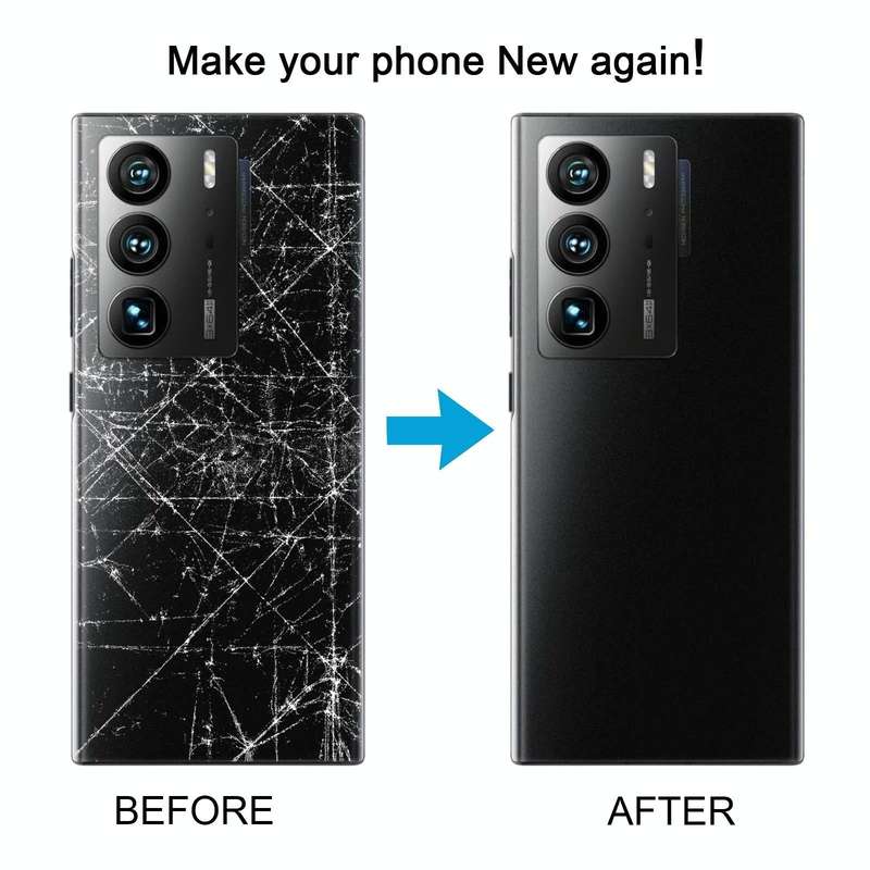 For ZTE Axon A41 Ultra 5G Glass Battery Back Cover(Grey)