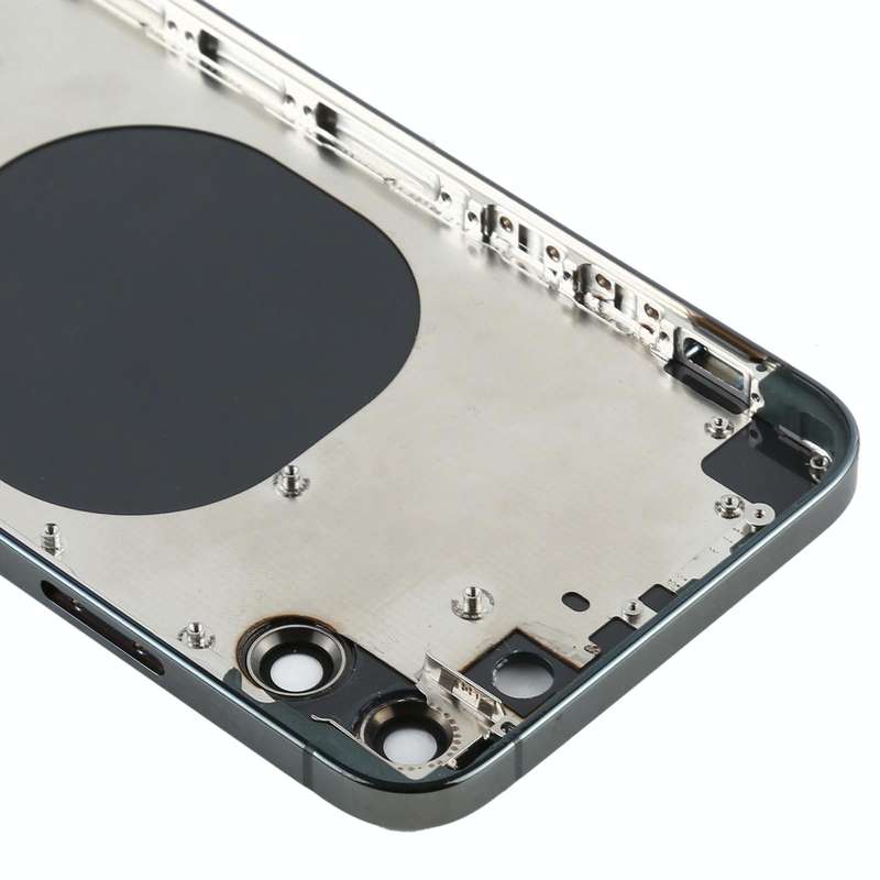 Back Housing Cover with Appearance Imitation of iP12 for iPhone X(Blue)