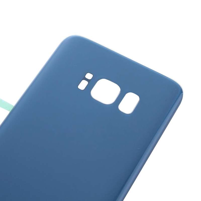 For Galaxy S8 Original Battery Back Cover (Coral Blue)