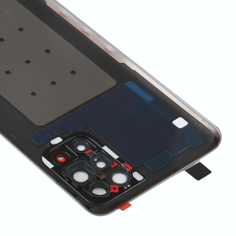 For OnePlus 8T Battery Back Cover with Camera Lens Cover (Silver)