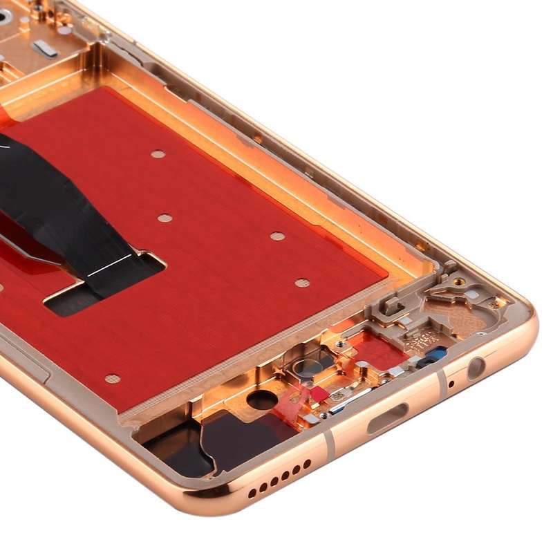 Original OLED LCD Screen for Huawei Mate 30 Digitizer Full Assembly with Frame(Orange)