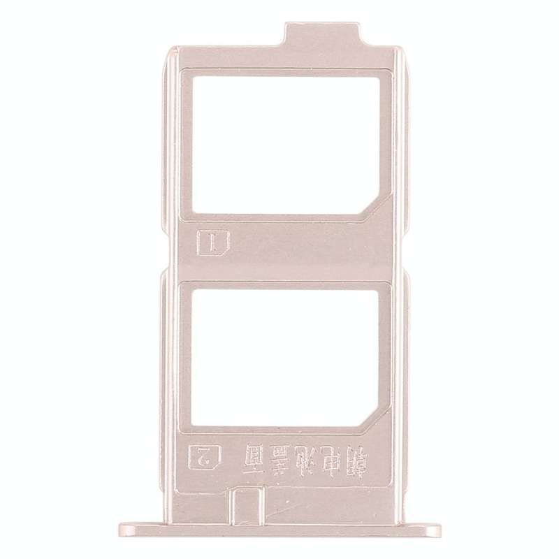 For Vivo X7 Plus 2 x SIM Card Tray (Gold)