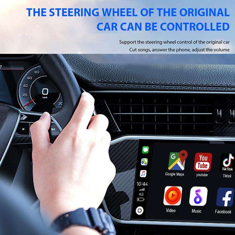 For Android Car Carplay Box Wired to Wireless Bluetooth Adapter
