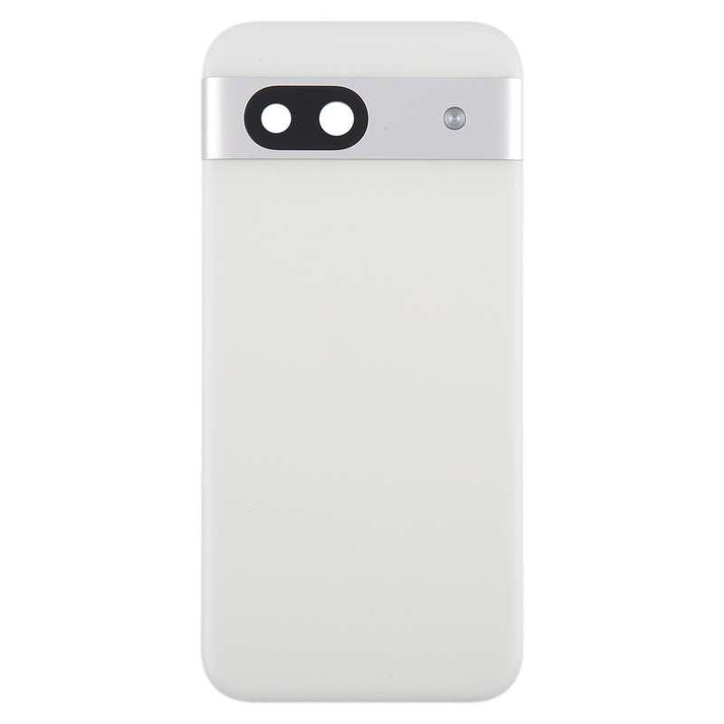 For Google Pixel 8a Original Battery Back Cover with Camera Lens Cover(Silver)
