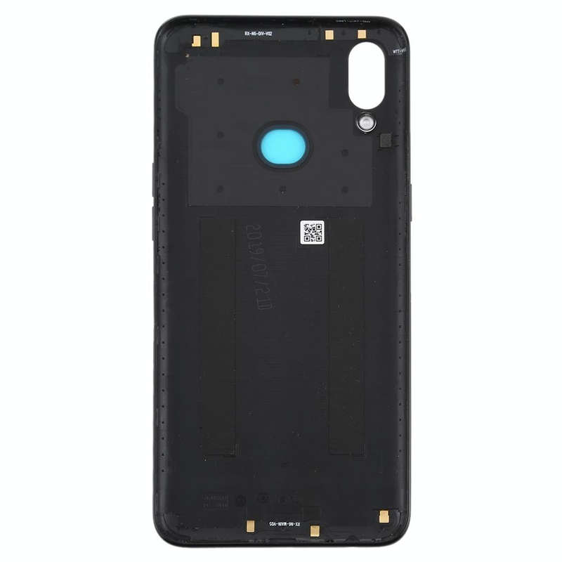 For Galaxy A10s Battery Back Cover with Side Keys (Black)