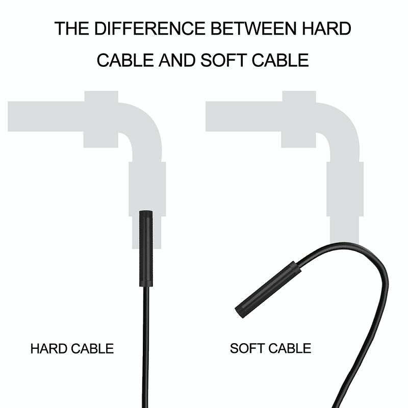 F99 HD Mobile Phone Endoscope, 8mm Waterproof Pipe Endoscope, Wifi Version, Hardwire, Length: 2m ...