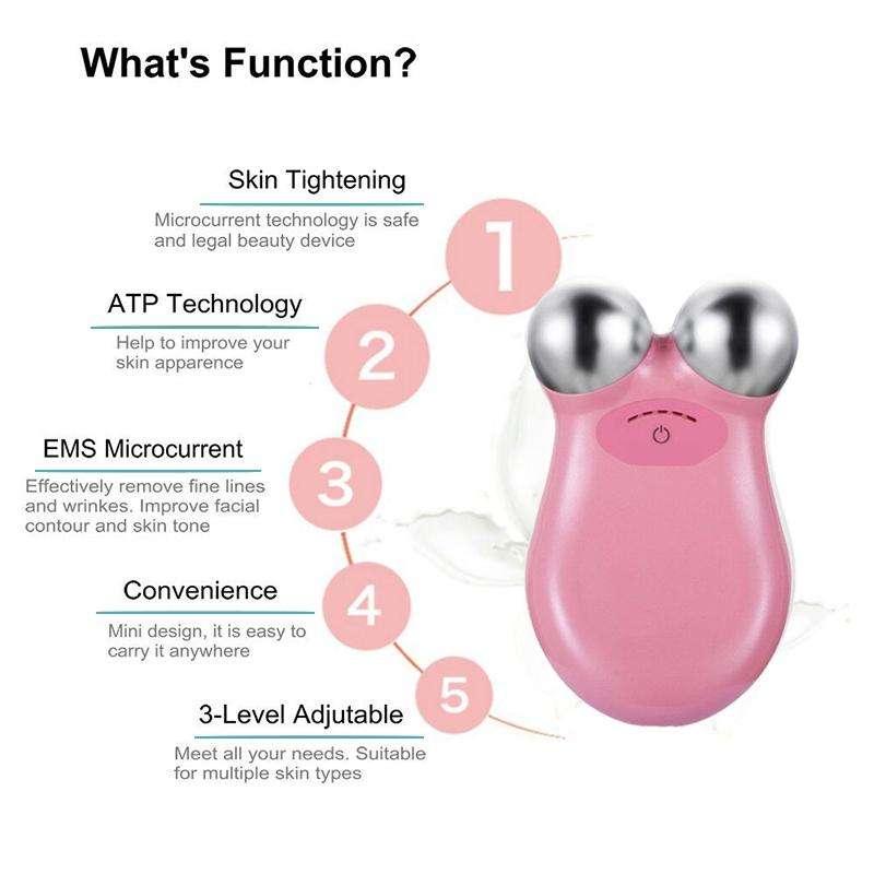 Household Micro-current Beauty Instrument (White)