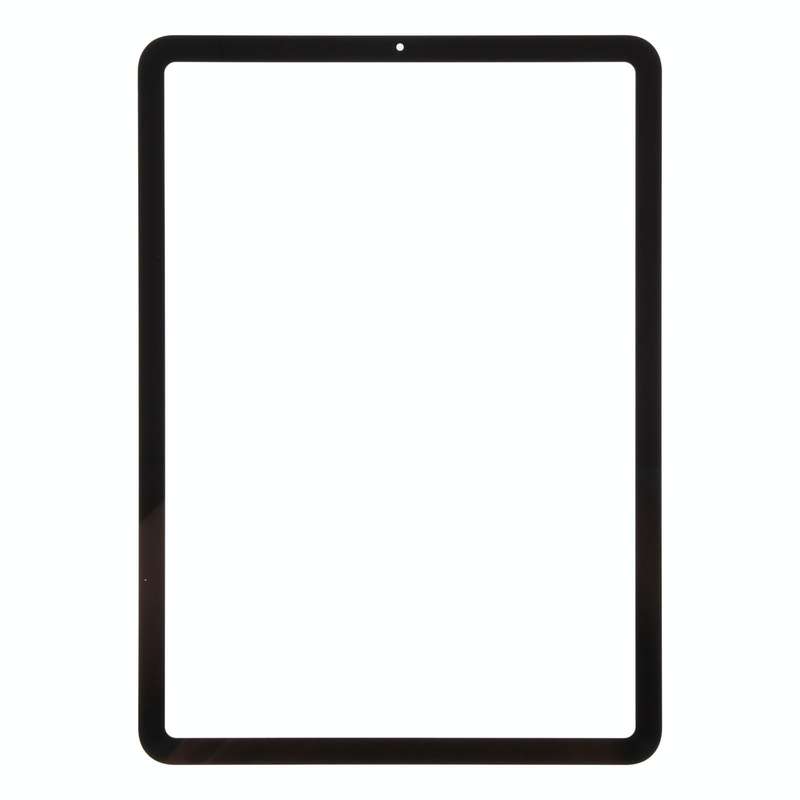 For iPad Air 4 Front Screen Outer Glass Lens with OCA Optically Clear Adhesive(Black)