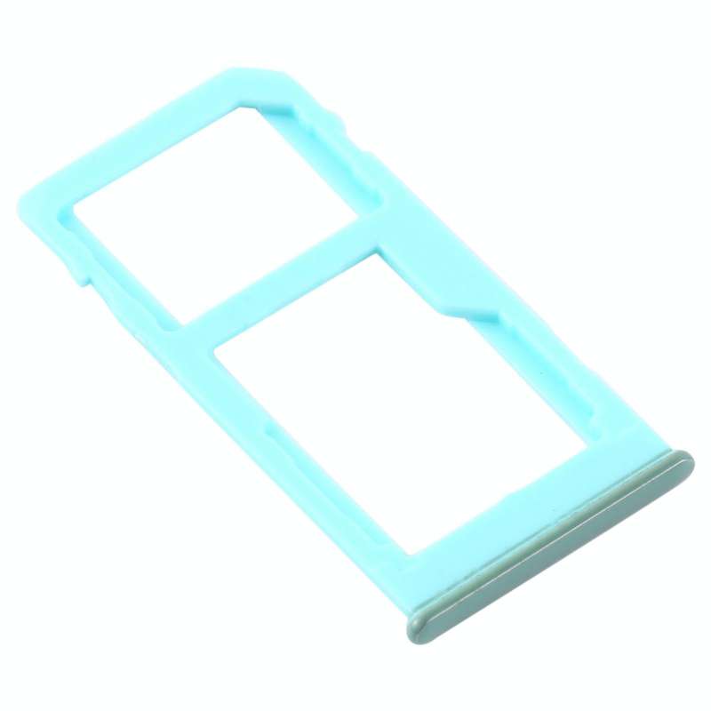 For Samsung Galaxy M40 SM-M405 SIM Card Tray + SIM Card Tray / Micro SD Card Tray (Baby Blue)