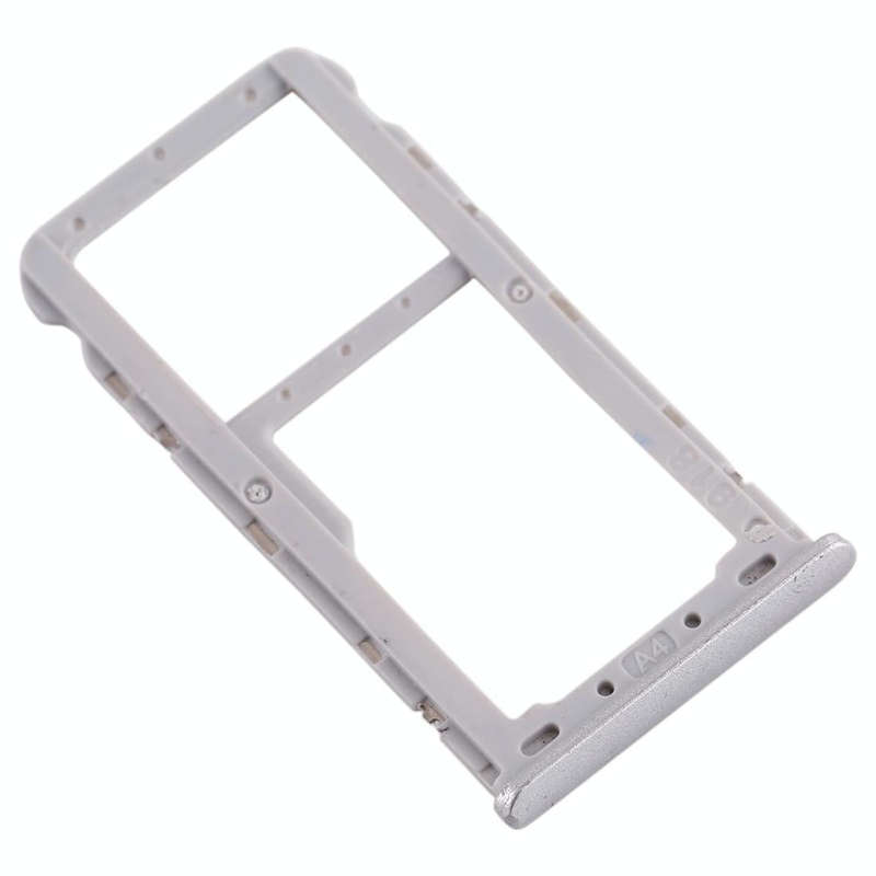 For Meizu M6T SIM Card Tray + SIM / Micro SD Card Tray (Silver)