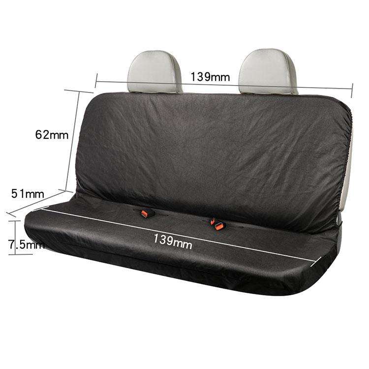 TIROL T26304 General Car Waterproof Oxford Cloth Rear Seat Protector Cover