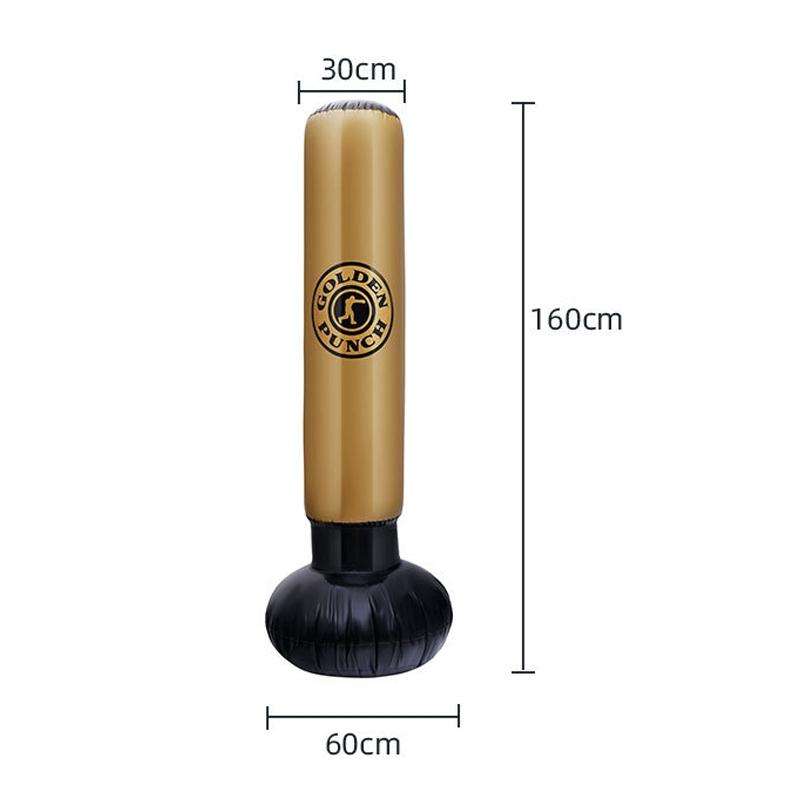 PVC Adult Children Thick Vertical Inflatable Punching Bag Tumbler Inflatable Boxing Column, Heigh...